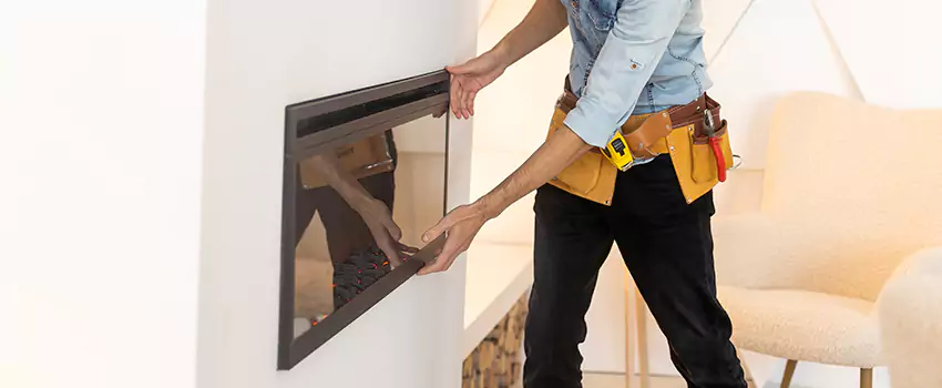 Metal Fireplace Installation in Bend, Oregon