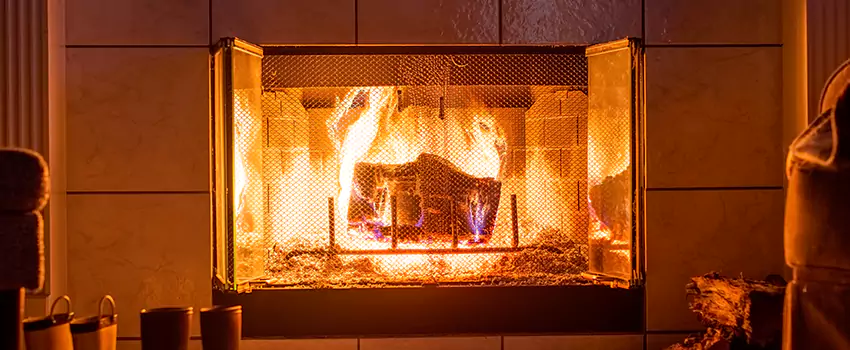 Mendota Hearth Landscape Fireplace Installation in Bend, Oregon