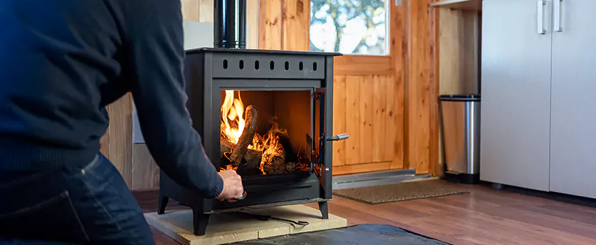 Open Hearth Wood Fireplace Installation in Bend, OR