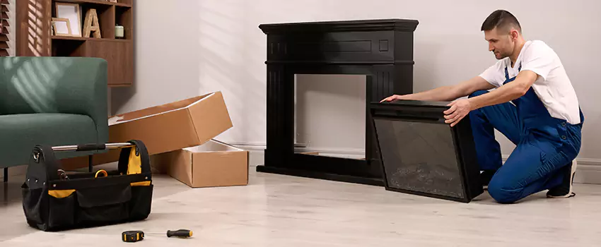Old Rusted Metal Fireplace Repair And Replacement in Bend, OR