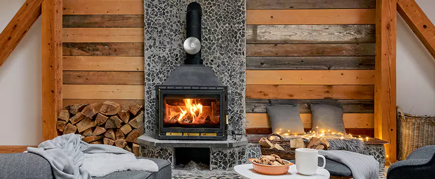 Thelin Hearth Products Direct Vent Gas Stove Fireplace Inspection in Bend, Oregon